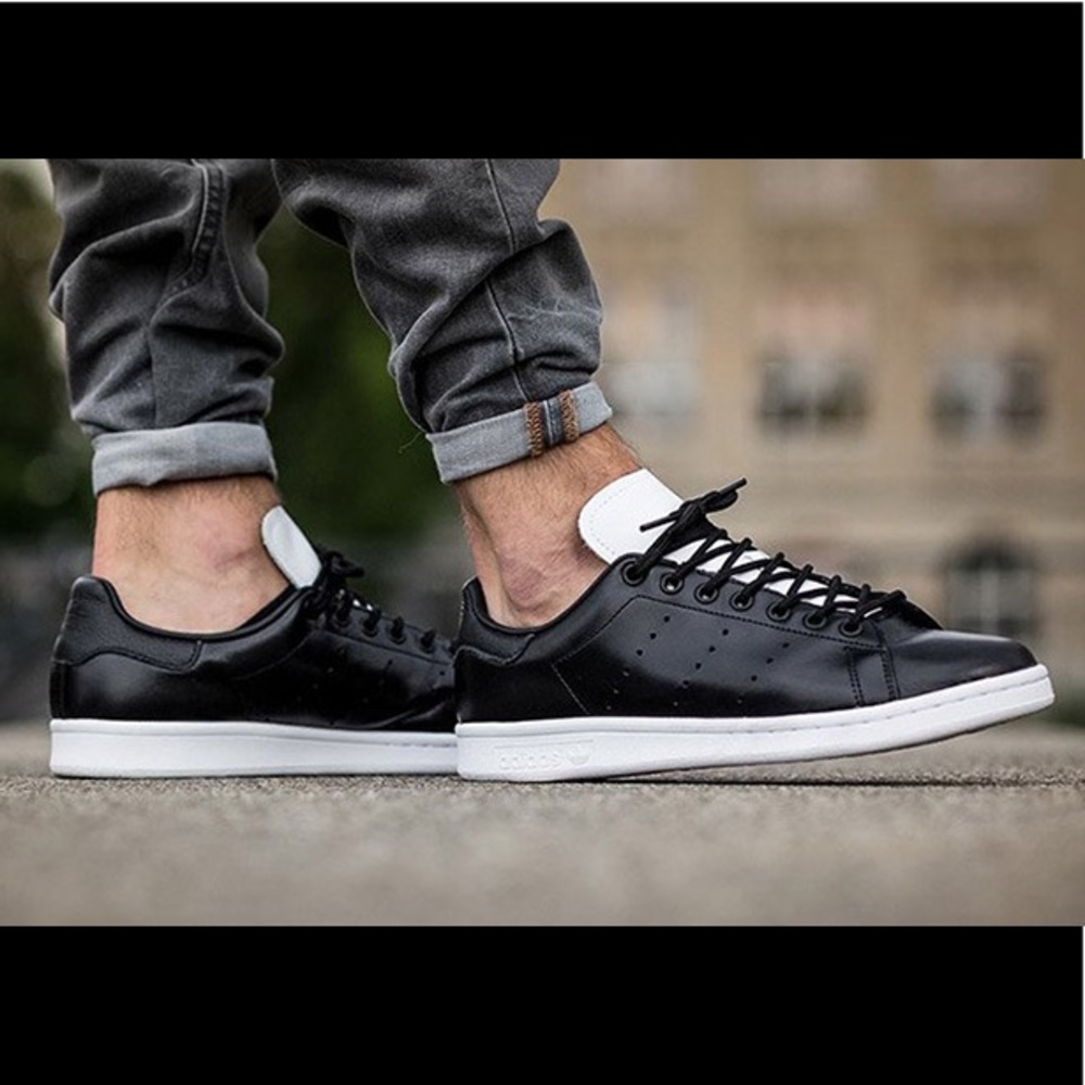 Black and white Stan smiths
